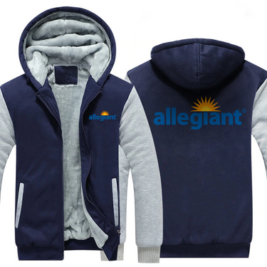 ALLEGIANT AIRLINES JACKETS FLEECE SWEATSHIRT